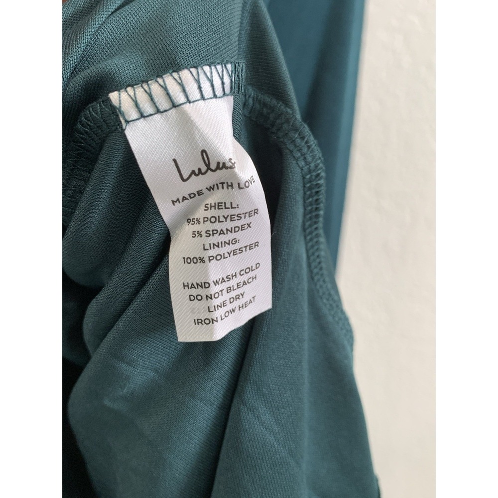 Lulus Moments‎ Of Bliss Forest Maxi Dress Womens Sz S Green Backless Mermaid NWT - Picture 11 of 12